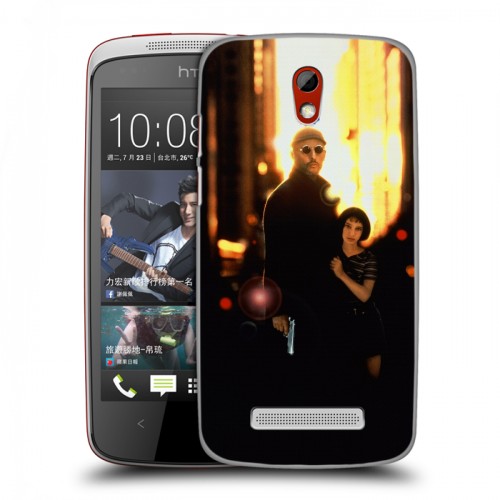 Дизайнерский пластиковый чехол для HTC Desire 500 Leon