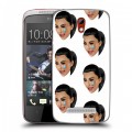 Дизайнерский пластиковый чехол для HTC Desire 500 Ким Кардашьян