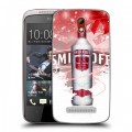 Дизайнерский пластиковый чехол для HTC Desire 500 Smirnoff