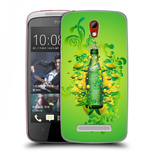 Дизайнерский пластиковый чехол для HTC Desire 500 Sprite