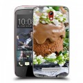Дизайнерский пластиковый чехол для HTC Desire 500 Пасха