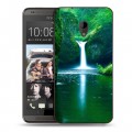 Дизайнерский пластиковый чехол для HTC Desire 700 Водопады