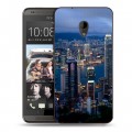 Дизайнерский силиконовый чехол для HTC Desire 700 Гонконг