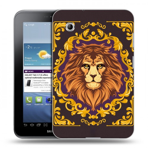 Дизайнерский силиконовый чехол для Samsung Galaxy Tab 2 7.0 Животные Барокко