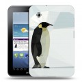 Дизайнерский силиконовый чехол для Samsung Galaxy Tab 2 7.0 Пингвины