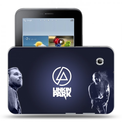 Дизайнерский силиконовый чехол для Samsung Galaxy Tab 2 7.0 Linkin Park