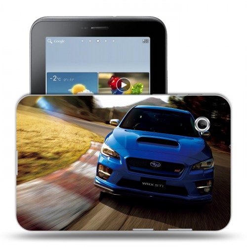 Дизайнерский силиконовый чехол для Samsung Galaxy Tab 2 7.0 Subaru