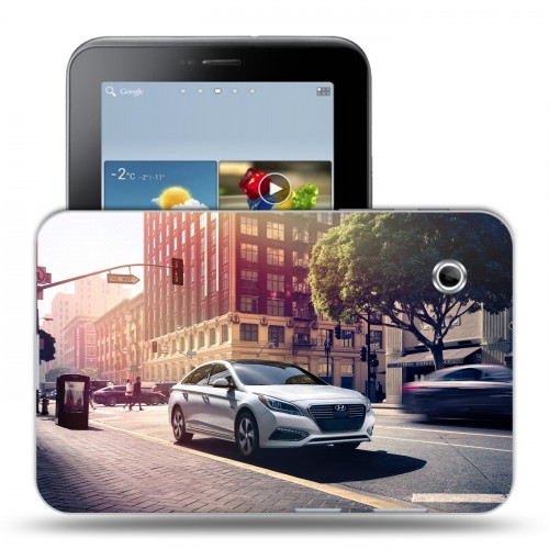Дизайнерский силиконовый чехол для Samsung Galaxy Tab 2 7.0 hyundai