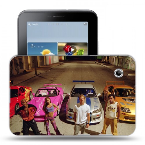 Дизайнерский силиконовый чехол для Samsung Galaxy Tab 2 7.0 Форсаж