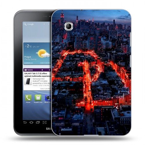 Дизайнерский силиконовый чехол для Samsung Galaxy Tab 2 7.0 Сорвиголова
