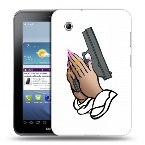 Дизайнерский силиконовый чехол для Samsung Galaxy Tab 2 7.0 drake