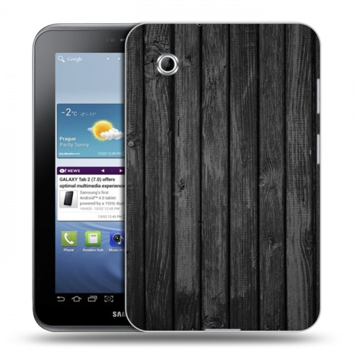 Дизайнерский силиконовый чехол для Samsung Galaxy Tab 2 7.0 Дерево
