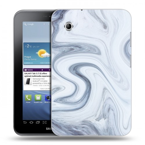 Дизайнерский силиконовый чехол для Samsung Galaxy Tab 2 7.0 Керамика
