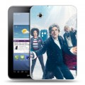 Дизайнерский силиконовый чехол для Samsung Galaxy Tab 2 7.0 Доктор Кто