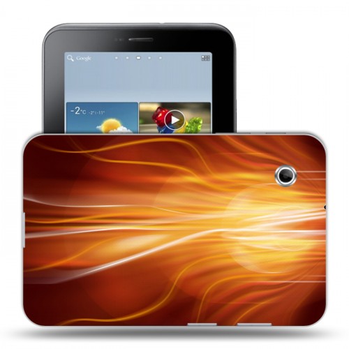 Дизайнерский силиконовый чехол для Samsung Galaxy Tab 2 7.0 Солнце