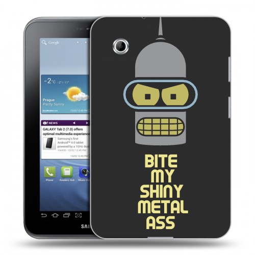 Дизайнерский силиконовый чехол для Samsung Galaxy Tab 2 7.0 Футурама