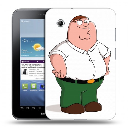 Дизайнерский силиконовый чехол для Samsung Galaxy Tab 2 7.0 Гриффины