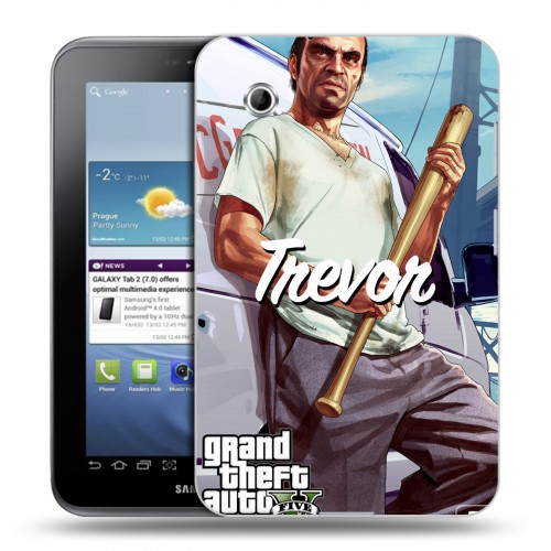 Дизайнерский силиконовый чехол для Samsung Galaxy Tab 2 7.0 GTA