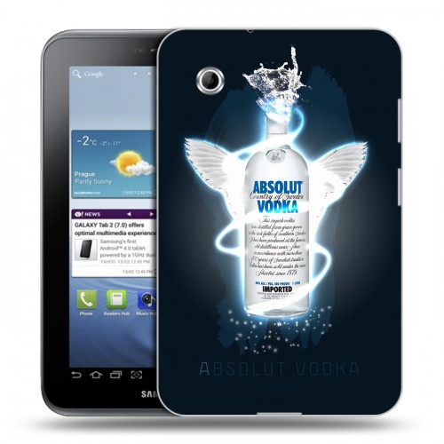 Дизайнерский силиконовый чехол для Samsung Galaxy Tab 2 7.0 Absolut