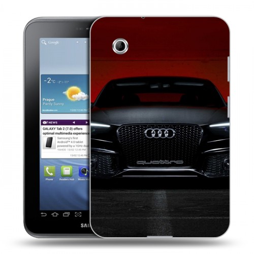 Дизайнерский силиконовый чехол для Samsung Galaxy Tab 2 7.0 Audi