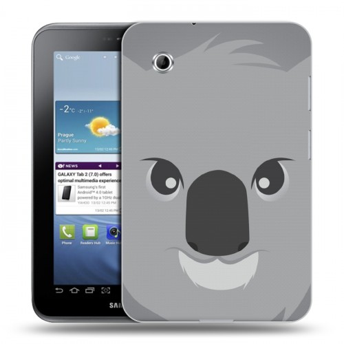 Дизайнерский силиконовый чехол для Samsung Galaxy Tab 2 7.0 Эмоциональные морды