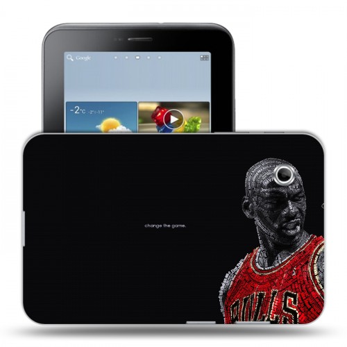 Дизайнерский силиконовый чехол для Samsung Galaxy Tab 2 7.0 Майкл Джордан