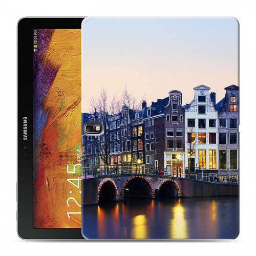 Дизайнерский силиконовый чехол для Samsung Galaxy Note 10.1 2014 editon амстердам