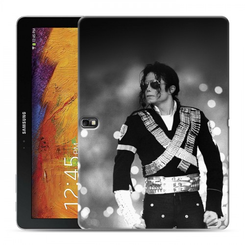 Дизайнерский силиконовый чехол для Samsung Galaxy Note 10.1 2014 editon Майкл Джексон