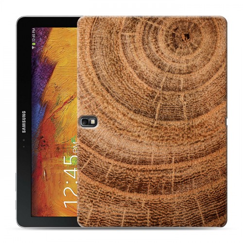 Дизайнерский силиконовый чехол для Samsung Galaxy Note 10.1 2014 editon Дерево