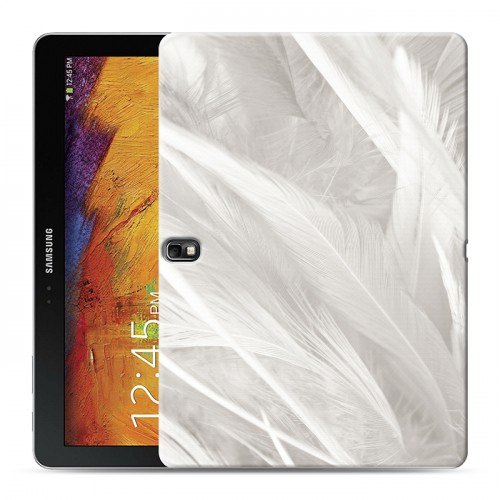 Дизайнерский силиконовый чехол для Samsung Galaxy Note 10.1 2014 editon Перья