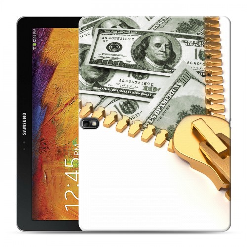 Дизайнерский силиконовый чехол для Samsung Galaxy Note 10.1 2014 editon Текстуры денег