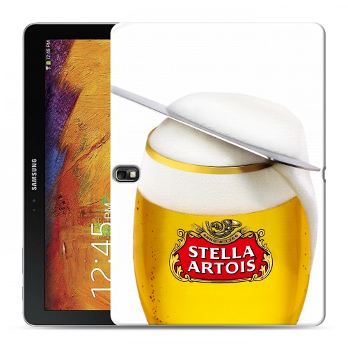 Дизайнерский силиконовый чехол для Samsung Galaxy Note 10.1 2014 editon Stella Artois