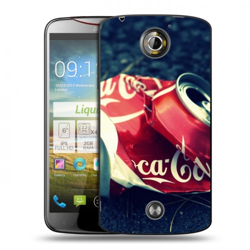 Дизайнерский пластиковый чехол для Acer Liquid S2 Coca-cola