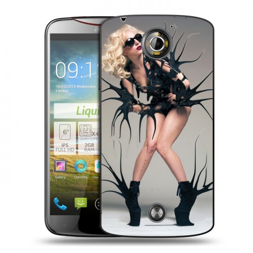 Дизайнерский пластиковый чехол для Acer Liquid S2 Леди Гага