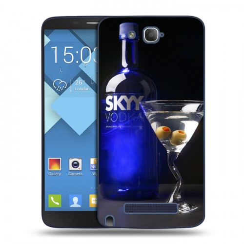 Дизайнерский пластиковый чехол для Alcatel One Touch Hero Skyy Vodka