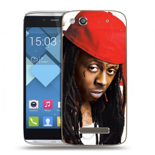Дизайнерский пластиковый чехол для Alcatel One Touch Idol Alpha Lil Wayne