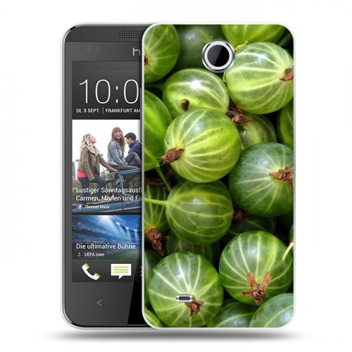 Дизайнерский силиконовый чехол для HTC Desire 300 Ягоды текстуры