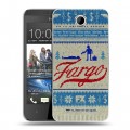 Дизайнерский пластиковый чехол для HTC Desire 300 Фарго
