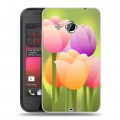 Дизайнерский пластиковый чехол для HTC Desire 200 Романтик цветы