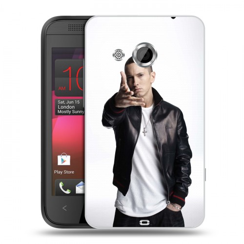 Дизайнерский пластиковый чехол для HTC Desire 200 Eminem