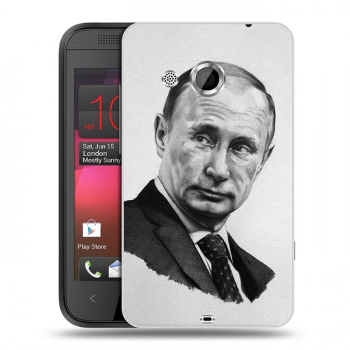 Дизайнерский пластиковый чехол для HTC Desire 200 В.В.Путин 