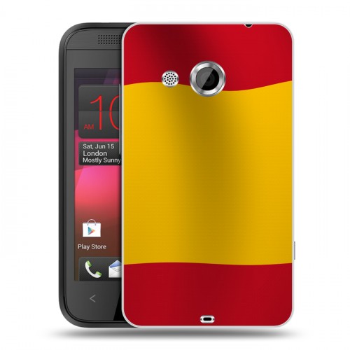 Дизайнерский пластиковый чехол для HTC Desire 200 флаг Испании