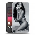 Дизайнерский пластиковый чехол для HTC Desire 200 Ирина Шейк