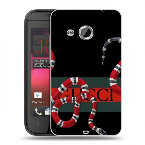 Дизайнерский пластиковый чехол для HTC Desire 200 Хайп и мода