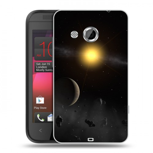 Дизайнерский пластиковый чехол для HTC Desire 200 Астероиды