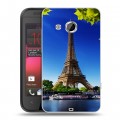 Дизайнерский пластиковый чехол для HTC Desire 200 Париж
