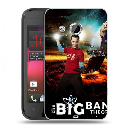 Дизайнерский пластиковый чехол для HTC Desire 200 Теория большого взрыва