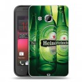 Дизайнерский пластиковый чехол для HTC Desire 200 Heineken