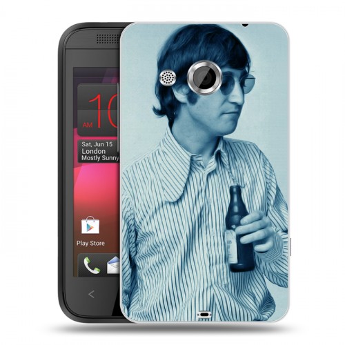 Дизайнерский пластиковый чехол для HTC Desire 200 Джон Леннон