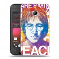 Дизайнерский пластиковый чехол для HTC Desire 200 Джон Леннон